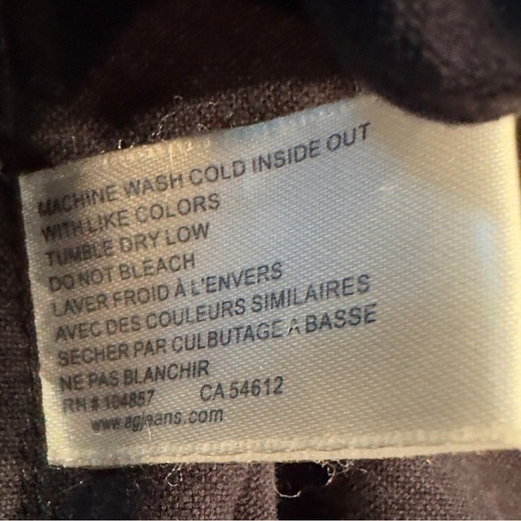 AG Adriano Goldschmied Black Blue Color Block Twill Shirt SLIM FIT Size LARGE - Picture 8 of 12